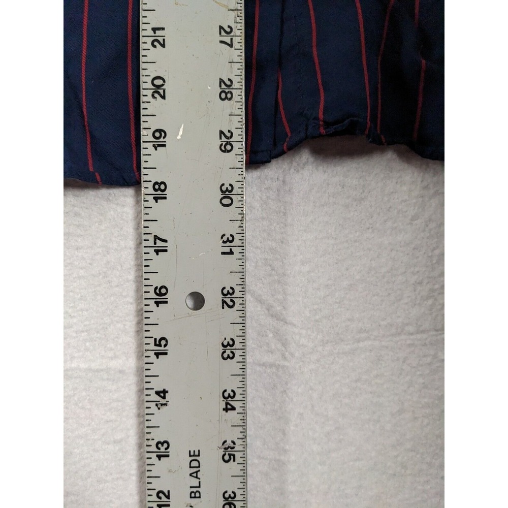 Banana Republic Mens Shirt‎ Size XL Long Sleve Stripes Parker Tunic Fit Lyocell - Picture 2 of 9